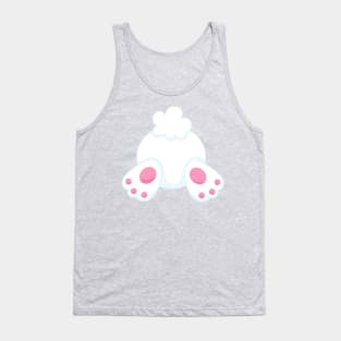 Cute Bunny, Little Bunny, White Bunny, Bunny Tail Tank Top